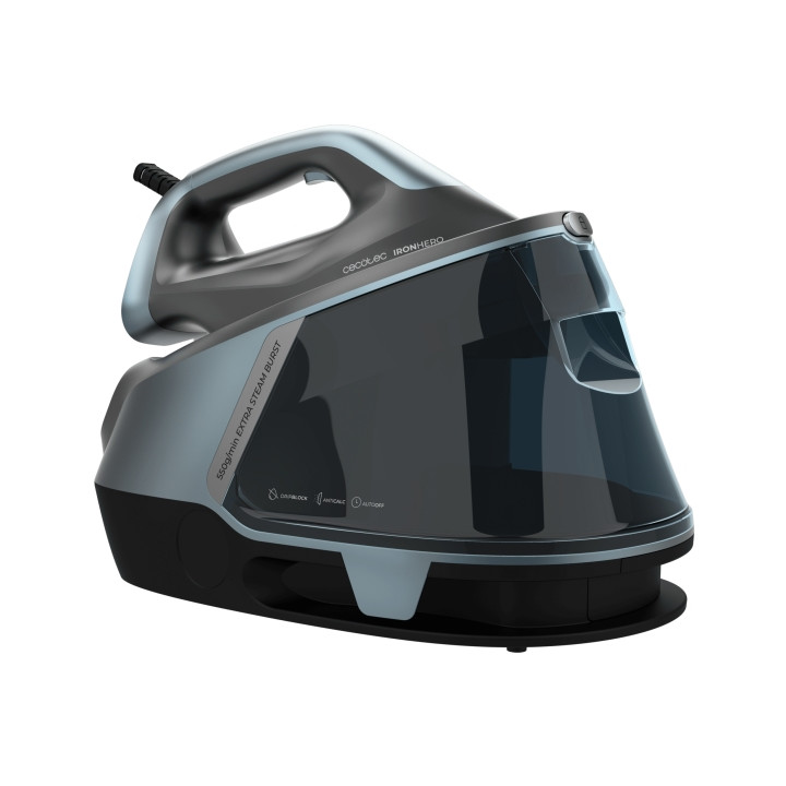 Cecotec H-2400 Station Instant Centro de Planchado - 2800W - Vapor Continuo 150g/min - Golpe de Vapor 550g/min - Suela Ceramica