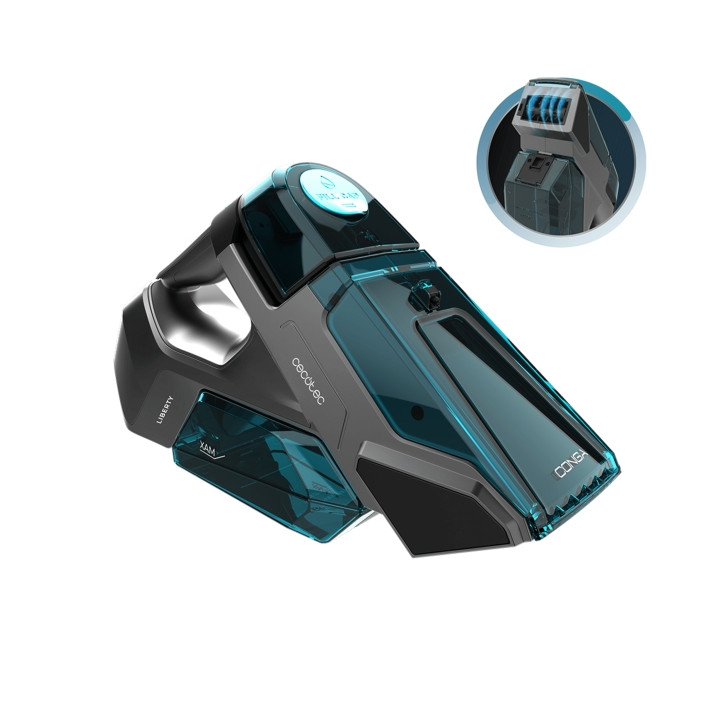 Cecotec Conga Motorhand Carpet and Spot Clean 2000 Aspirador de Mano para Tapiceria - 90W - Autonomia 25min - Cepillo Motorizado