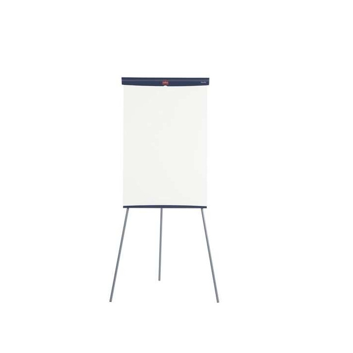 Nobo Pizarra Caballete Basico de Acero 680x1840mm - Superficie Magnetica - Bandeja para Rotuladores - Color Blanco