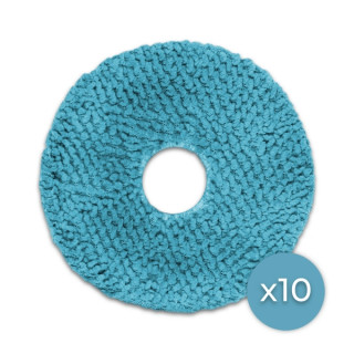 Cecotec Pack de 10 Mopas - Compatible con Conga Windroid 1090 - Color Azul