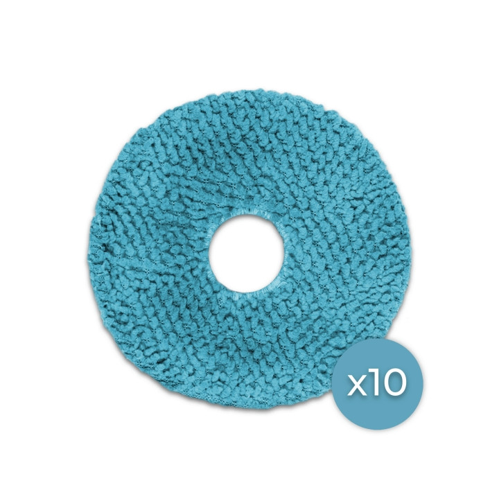 Cecotec Pack de 10 Mopas - Compatible con Conga Windroid 1090 - Color Azul