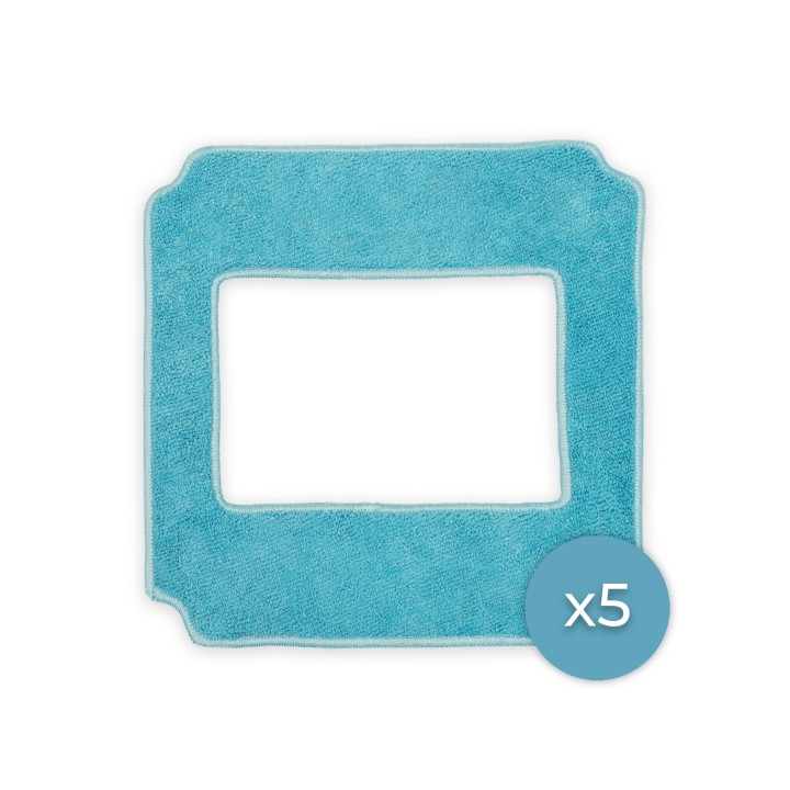 Cecotec Pack de 5 Mopas - Compatible con Conga Windroid 1390 - Color Azul