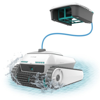Cecotec Conga Pooldroid 10000 TotalClean AquaSkater Robot Limpiapiscinas Todoterreno hasta 300m2 - Fondos