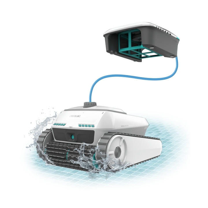 Cecotec Conga Pooldroid 10000 TotalClean AquaSkater Robot Limpiapiscinas Todoterreno hasta 300m2 - Fondos