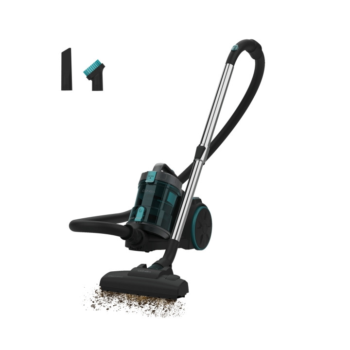 Cecotec Conga Rockstar Cyclonic XL Aspirador de Trineo - 890W - 17kPa - Deposito de 2.5L - Sistema Ciclonico - Filtro de Alta Ef