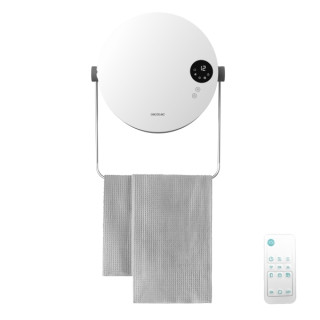 Cecotec ReadyWarm 2000 Round Calefactor Ceramico de Pared - Potencia de 2000W - Control Remoto Incluido - Ajuste de Temperatura