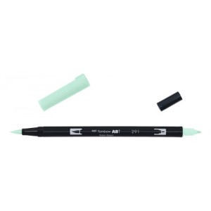Rotulador doble punta pincel dual brush-291 - color alice blue. tombow abt-291