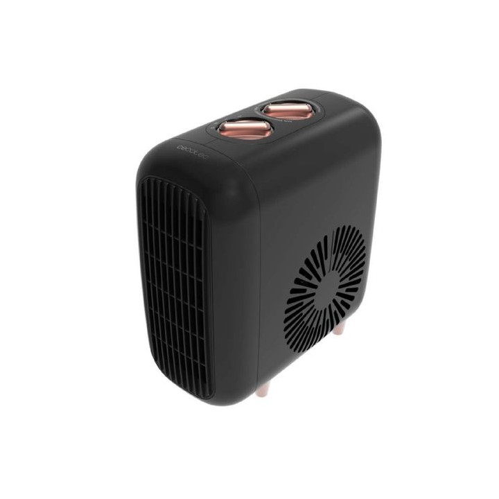 Cecotec ReadyWarm 600 Lagoon Calefactor Ceramico - 2000W - Control Tactil y Remoto - Oscilacion Automatica - Termostato Regulabl