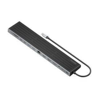 Aisens USB-C Dock 13 En 1 - USB-C a 2xHDMI - 1xDisplayPort - 1xRJ45 - 3xUSB-A - 2xUSB-C - 1xUSB-C PD - 1xAudio - 1xSD - 1xMicro