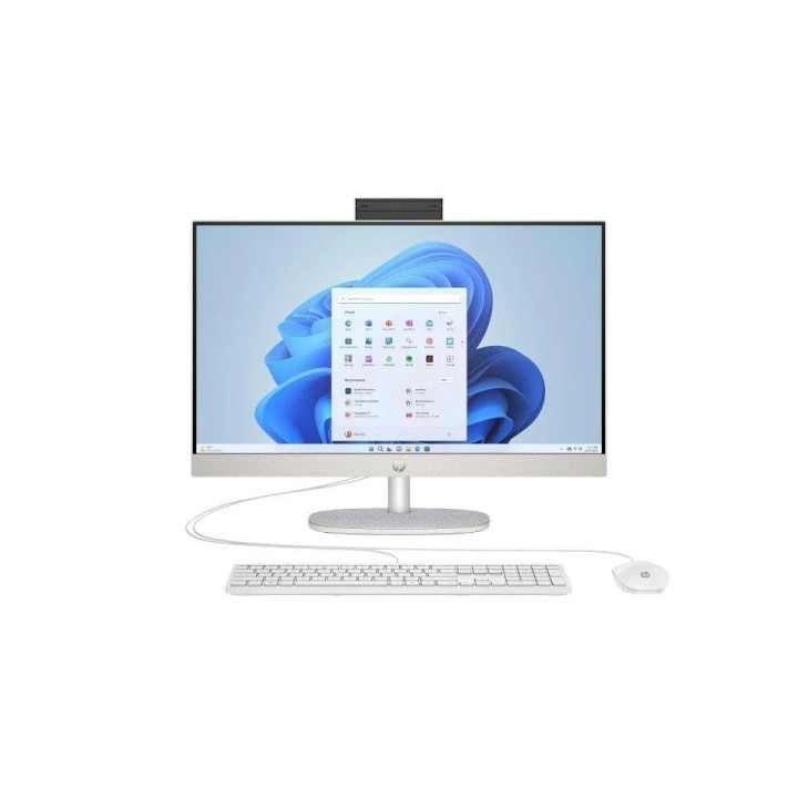 HP 27-CR0075NS All-in-One Intel Core i5-1335U - 16GB DDR5 - 512GB SSD - 27" FHD - Windos 11 Home - Color Blanco + Teclado QWERTY