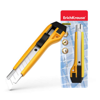 Erichkrause Cuter con Fijador Automatico Universal - Sistema de Retencion de Cuchilla Autobloqueo - Partidor Incorporado - Cuch