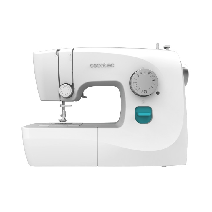 Cecotec BelleCouture 1500 Maquina de Coser para Principiantes - 15 Puntadas Variadas - Ojal Manual en 4 Tiempos - Luz LED Brilla