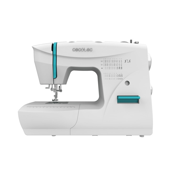 Cecotec BelleCouture 6600 Maquina de Coser - 66 Puntadas Variadas - Ojal en 4 Tiempos - Accesorios Completos - Cambio Rapido de