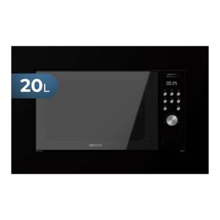 Cecotec GrandHeat 2000 Built-in Microondas Encastrable - 700W - Capacidad 20L - Grill 900W - 9 Funciones Preconfiguradas - Desco