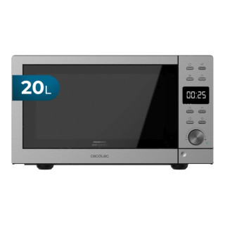 Cecotec GrandHeat 2000 Flatbed Microondas sin Plato - 700W - 6 Niveles - Capacidad 20L - 8 Funciones Preconfiguradas - Revestimi