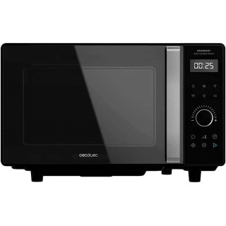 Cecotec GrandHeat 2500 Touch Flatbed Black Microondas sin Plato 25L 800W - Panel de Control Tactil - Temporizador hasta 60min -