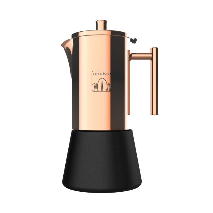 Cecotec Moking 1000 Cafetera Italiana para 10 Tazas - Acero Inoxidable - Apta para Gas