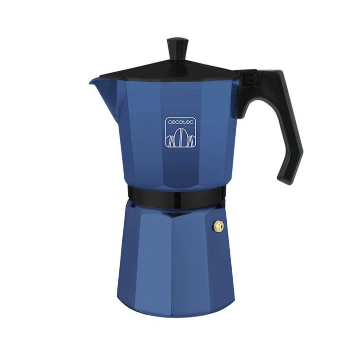 Cecotec Mokclassic 300 Cafetera Italiana para 3 Tazas - Aluminio Fundido - Apta para Gas