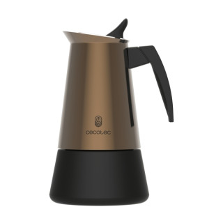 Cecotec Piccolina 600 Cafetera Italiana para 6 Tazas - Acero Inoxidable - Apta para Placas Electricas