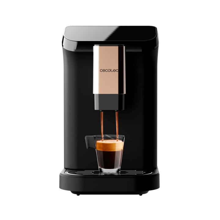 Cecotec Cremmaet Macchia Black Rose Cafetera Automatica Compacta - Presion de 19bar - Sistema de Calentamiento Rapido - Deposito