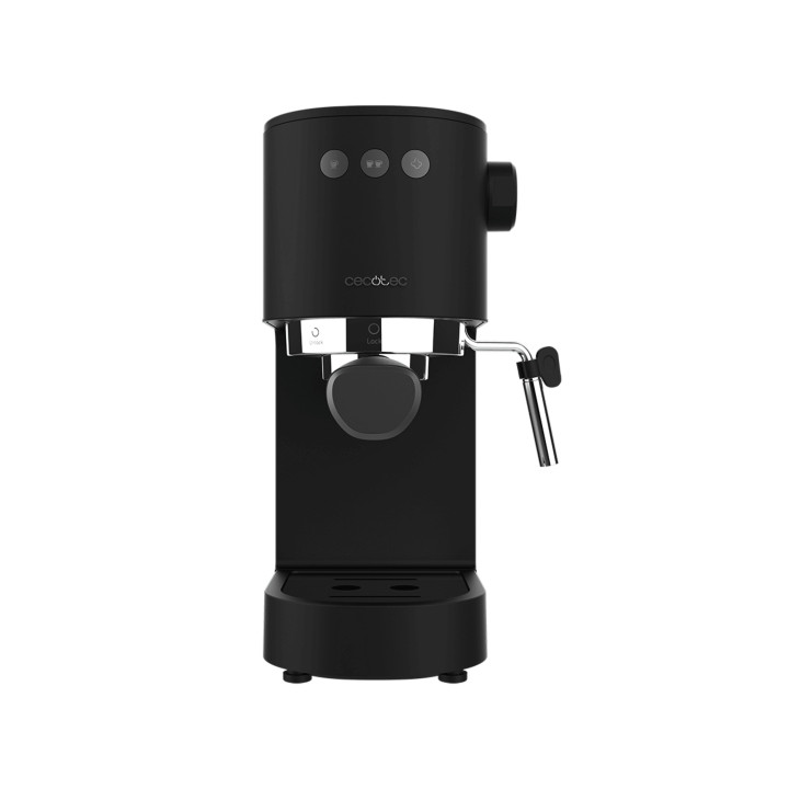 Cecotec Cafelizzia Fast Cafetera Expresso - 1350W - Calentamiento Rapido y Homogeneo - Vaporizador Orientable - Doble Salida par