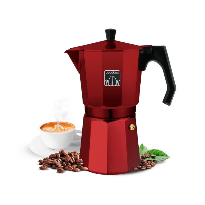 Cecotec Mokclassic 600 Cafetera Italiana para 6 Tazas - Aluminio Fundido - Apta para Gas
