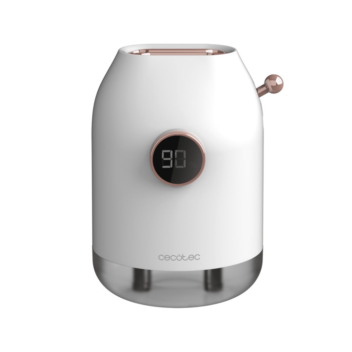 Cecotec PureAroma 550 Cordless Humidificador de Aromaterapia Inalambrico - Capacidad 500ml - Pantalla LED - Doble Salida de Vapo
