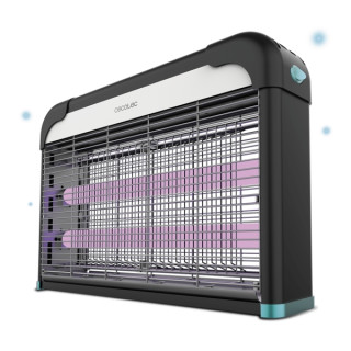 Cecotec ByeFly 5000 Destroy Mata Mosquitos - 20W - Lampara con 2 Tubos UV - Cobertura hasta 40m2 - Proteccion 360º - Incluye Cad