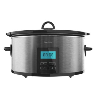 Cecotec Chupchup Matic Olla de Coccion Lenta - Pantalla LCD - Capacidad 5.5L - Cubeta Ceramica Ovalada - Programable - Tapa Cris