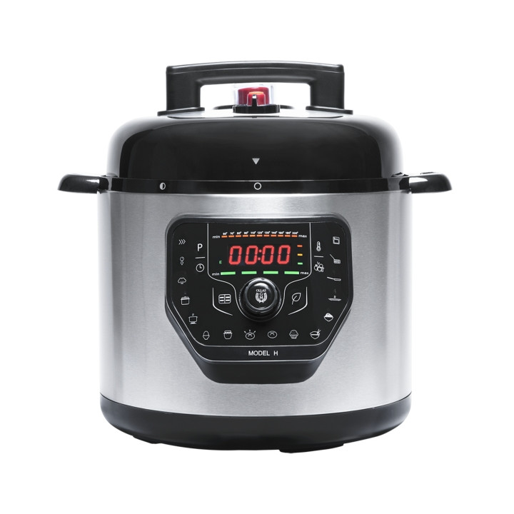 Cecotech Olla GM Programable - Capacidad 6L - Programacion 24H - Control por Voz - Sistema Inteligente Gmcore - Tapa Abatible -