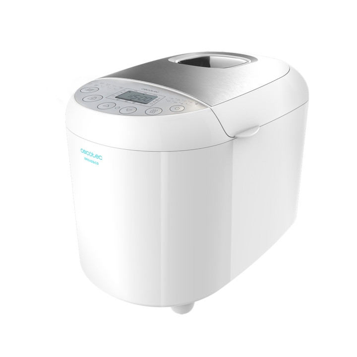 Cecotec Bread and Co 1000 Delicious Panificadora Automatica - Pantalla LCD - Programas Automaticos - Tostado Ajustable - Program