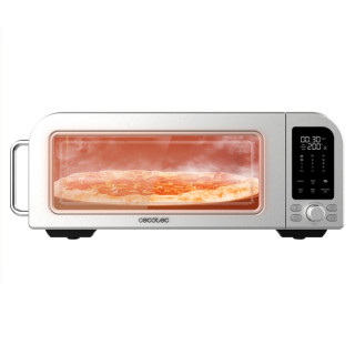 Cecotec Fun Pizza and Co Forno Bravo Horno Electrico para Pizzas con Ventana - 2000W - Temperatura hasta 400°C - Capacidad 18L -