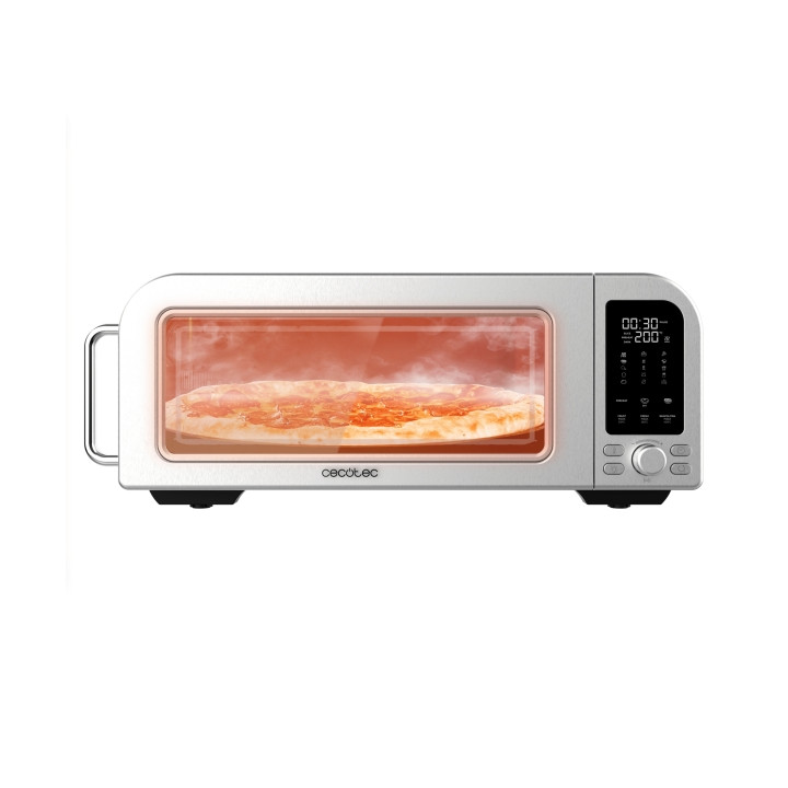 Cecotec Fun Pizza and Co Forno Bravo Horno Electrico para Pizzas con Ventana - 2000W - Temperatura hasta 400°C - Capacidad 18L -