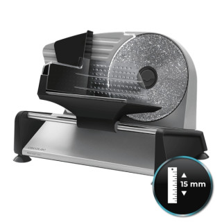 Cecotec Rock’nCut Twin Cortafiambres de 180W - 2 Discos de 190mm - Antiadherente - Grosor hasta 15mm - Acabados en Acero Inoxida