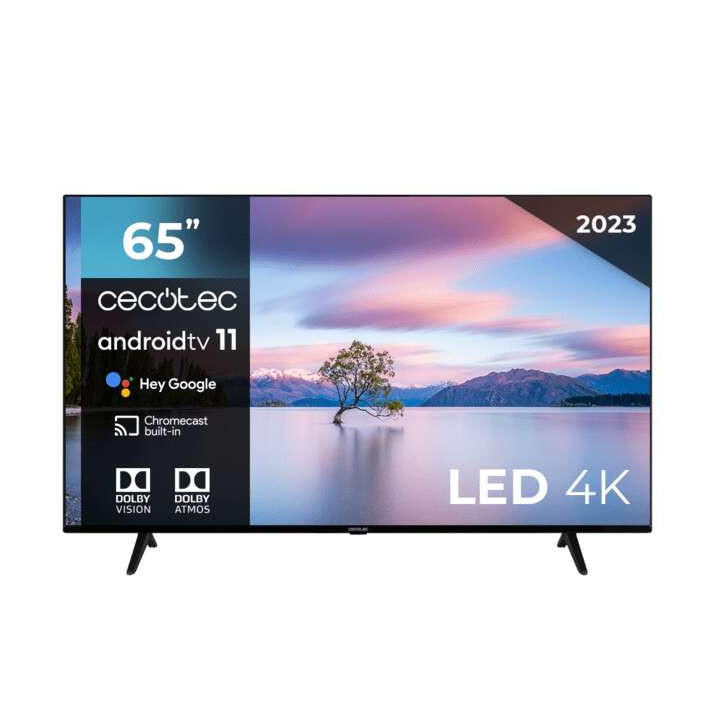 Cecotec A1 Series Televisor Smart TV 65" LED UHD 4K HDR10 - Dolby Vision - Dolby Atmos - WiFi