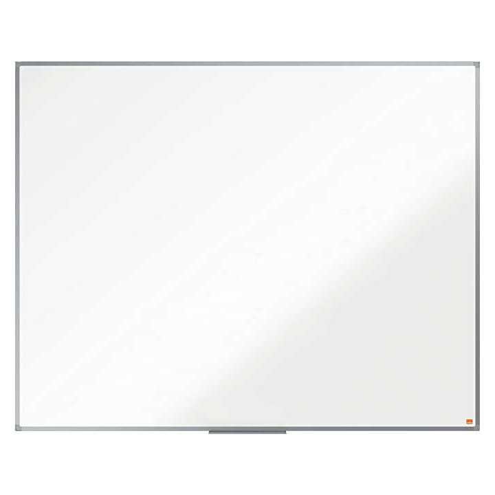 Nobo Essence Pizarra de Melamina 1500x1200mm - Marco de Aluminio Anodizado - Bandeja para Rotuladores - Color Blanco