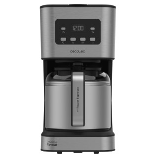 Cecotec Coffee 66 Drop and Thermo Time Cafetera de Goteo - 950W - Capacidad para 10 Tazas - Jarra Termo - LCD Retroiluminada - P
