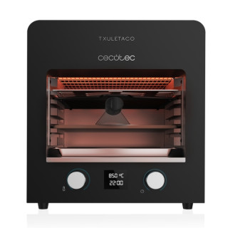Cecotec Txuletaco 8000 Inferno Horno para Asar - 2200W - Temperatura 850°C - Parrilla de Hierro - Piedra y Bandeja para Pizzas -