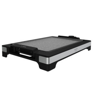 Cecotec Tasty and Grill 2000 InoxStone Plancha Electrica - 2000W - Antiadherente - Termostato Regulable - Placa de Acero Extraib