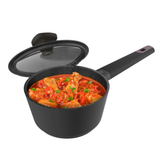 Cecotec Polka Experience Cazo de 16cm de Diametro - Capacidad de 1.4L - Aluminio Fundido - Revestimiento Teflon - Compatible con