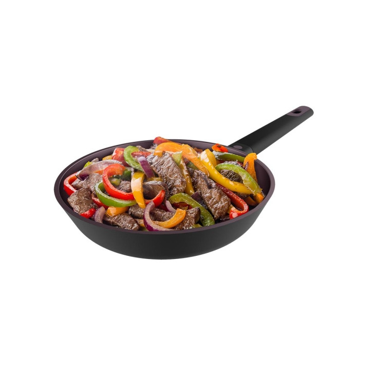 Cecotec Polka Experience Titan Sarten Aluminio Fundido de 24cm - Teflon Antiadherente - Compatible con Induccion - Apto para Lav