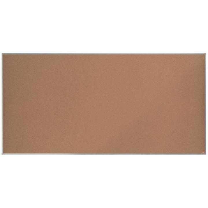Nobo Tablero Anuncios Corcho Essence 2400x1200mm - Montaje Esquinas - Superficie Corcho - Marco Aluminio Anodizado - Color Natu