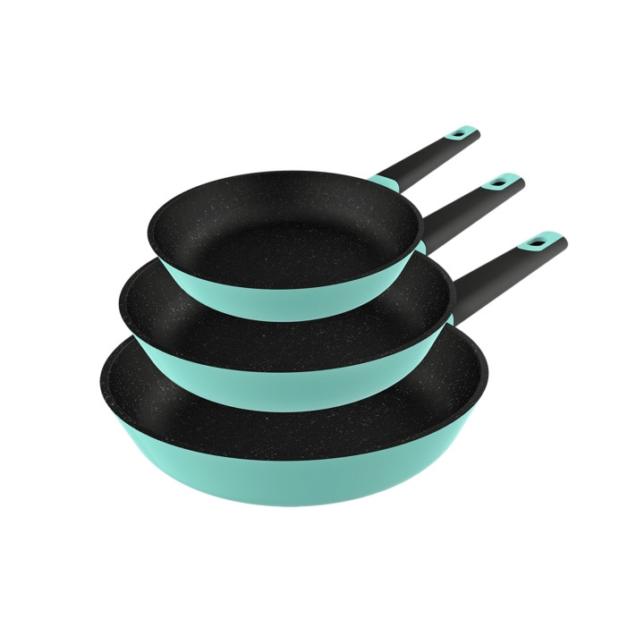 Cecotec Polka Experience Shark Pack de 3 Sartenes de 20