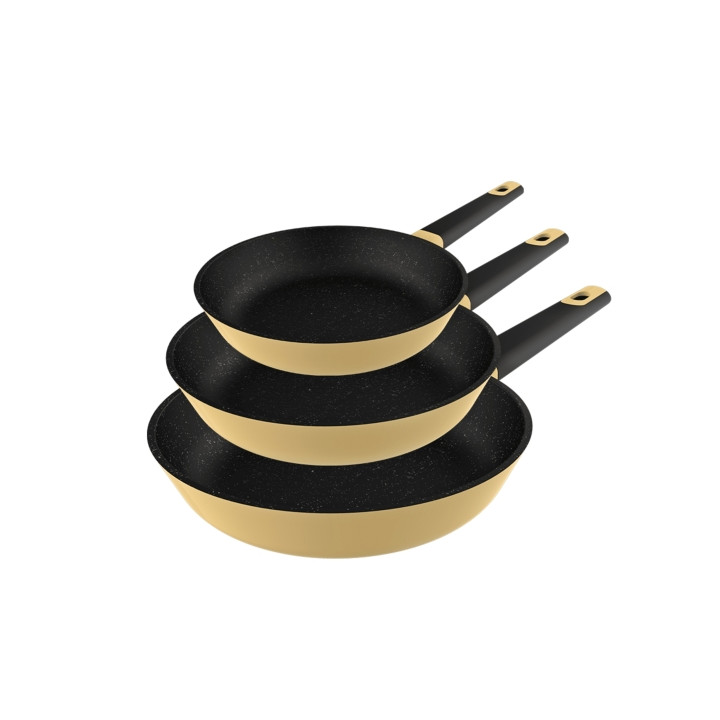 Cecotec Polka Experience Vulcano Pack de 3 Sartenes de 18