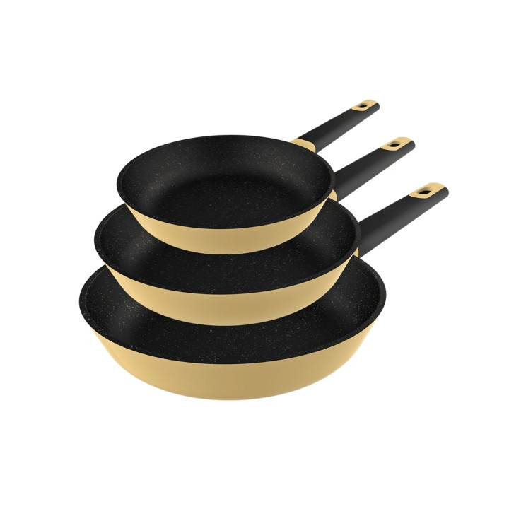 Cecotec Polka Experience Vulcano Pack de 3 Sartenes de 20