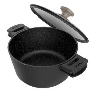 Cecotec Polka Excellence Olla de 28cm de Diametro - Aluminio Fundido - Teflon Antiadherente - Libre de PFOA - Compatible con Ind