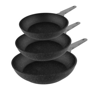 Cecotec Polka Exclusive Wood and Rock Pack de 3 Sartenes de 18