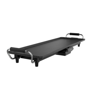 Cecotec Tasty and Grill 3000 RockWater XL Plancha Electrica - Potencia de 2400W - Revestimiento Antiadherente - Termostato Regul