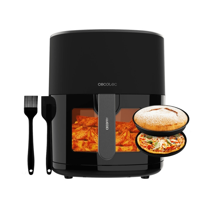 Cecotec Cecofry Fantastik Window 6500 Freidora sin Aceite - 1700W - Capacidad 6.5L - Ventana de Control - Panel Tactil Multifunc