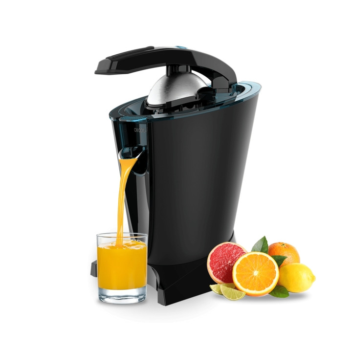 Cecotec EssentialVita Hyden 600 Exprimidor Electrico - 600W - Brazo Electrico - Filtros de Acero Inoxidable - Conos Desmontables